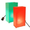 Lumabase Red And Green Light Electric Luminaria Kit (10-Count String)-34010 206461395 -Christmas Decoration Store lumabase red and green light electric luminaria kit 10 count string 34010