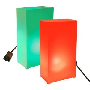 Lumabase Red and Green Light Electric Luminaria Kit (10-Count String)-34010 206461395 Lumabase Red And Green Light Electric Luminaria Kit (10-Count String)-34010 206461395 -Christmas Decoration Store lumabase red and green light electric luminaria kit 10 count string 34010