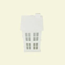 Martha Stewart Living 11 In. 3D White Lantern-LM1716-11 206944992