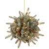 Martha Stewart Living 12 In. Battery Operated FEEL-REAL Alaskan Spruce Artificial Kissing Ball Swag With Pinecones And 35 Clear LED Lights-PEFA1-307L-12KB 205152284 -Christmas Decoration Store martha stewart living 12 in. battery operated feel real alaskan spruce artificial kissi