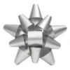 Martha Stewart Living 19 In. Silver Metal Bow-2204090HD 205915121 -Christmas Decoration Store martha stewart living 19 in. silver metal bow 2204090hd