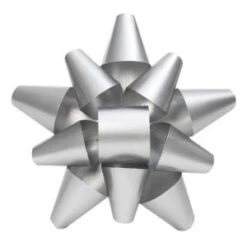 Martha Stewart Living 19 In. Silver Metal Bow-2204090HD 205915121
