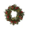 Martha Stewart Living 24 In. Artificial Christmas Wreath With Cedar And Pine-9781000610 300338014 -Christmas Decoration Store martha stewart living 24 in. artificial christmas wreath with cedar and pine 9781000610