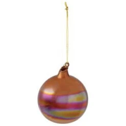 Martha Stewart Living 3 In. Burnished Gold Bubble Gum Ornament-9323300530 300242242