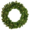 Martha Stewart Living 30 In. LED Pre-Lit Downswept Douglas Fir Artificial Christmas Wreath-9316610610 206497394 -Christmas Decoration Store martha stewart living 30 in. led pre lit downswept douglas fir artificial christmas wre