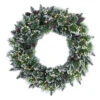 Martha Stewart Living 30 In. LED Pre-Lit Glittery Bristle Pine Artificial Christmas Wreath-9316310610 206497385 -Christmas Decoration Store martha stewart living 30 in. led pre lit glittery bristle pine artificial christmas wre