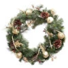 Martha Stewart Living 30 In. Unlit Golden Holiday Artificial Wreath-2173550HD 205080206 -Christmas Decoration Store martha stewart living 30 in. unlit golden holiday artificial wreath 2173550hd