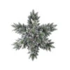 Martha Stewart Living 32 In. Sparkling Pine Artificial Snowflakes Swag With 35 Clear Lights-GB1-302-32S-1 205982356 -Christmas Decoration Store martha stewart living 32 in. sparkling pine artificial snowflakes swag with 35 clear li