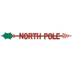 Martha Stewart Living 3.5 In. North Pole Wall Decor-9783000110 300259702
