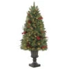 Martha Stewart Living 4 Ft. Winslow Potted Artificial Christmas Tree With 100 Clear Lights-TV40P4598C00 205983396 -Christmas Decoration Store martha stewart living 4 ft. winslow potted artificial christmas tree with 100 clear lig