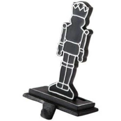 Martha Stewart Living 5 In. Chalkboard Nutcracker Stocking Hanger-9732100220 300265904