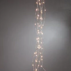 Martha Stewart Living 6 Ft. 120-Light Warm White Silver Lights-9773400250 300277900