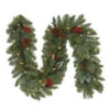 Martha Stewart Living 6 Ft. Battery Operated Winslow Artificial Mantle Garland With 35 Clear LED Lights-GT60P4598L00 205983492