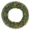 Martha Stewart Living 60 In. Battery Operated Winslow Artificial Wreath With 240 Clear LED Lights-GD50P4598L00 205983418 -Christmas Decoration Store martha stewart living 60 in. battery operated winslow artificial wreath with 240 clear