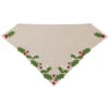 Martha Stewart Living 60 In. Holly And Berries Mantel Swag Christmas Tree Skirt-9717200730 300274309