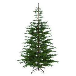 Martha Stewart Living 7.5 Ft. Indoor Norwegian Spruce Hinged Artificial Christmas Tree-9318500610 206497556