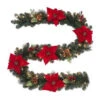 Martha Stewart Living 9 Ft. Winterberry Artificial Garland With Red Berries And Magnolia Leaves And 50 Clear Lights-2174910HD 205080212 -Christmas Decoration Store martha stewart living 9 ft. winterberry artificial garland with red berries and magnoli