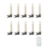 Martha Stewart Living Clip-On LED Candle Ornaments With Remote (Set Of 10)-9717700440 300333856 -Christmas Decoration Store martha stewart living clip on led candle ornaments with remote set of 10 9717700440