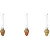 Martha Stewart Living Glass Acorn Mini Ornament (Set Of 12)-9784300820 300259593 -Christmas Decoration Store martha stewart living glass acorn mini ornament set of 12 9784300820