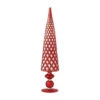 Martha Stewart Living Heirloom 14 In. Red Glass Finial-9772710110 300246829 -Christmas Decoration Store martha stewart living heirloom 14 in. red glass finial 9772710110