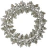 Martha Stewart Living Layered Leaves 17 In. Dia Artificial Christmas Wreath In Silver-9733800250 300261464 -Christmas Decoration Store martha stewart living layered leaves 17 in. dia artificial christmas wreath in silver 9