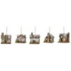 Martha Stewart Living Lighted Winter House Ornament (Set Of 5)-9780500950 300259549 -Christmas Decoration Store martha stewart living lighted winter house ornament set of 5 9780500950