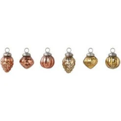 Martha Stewart Living Mercury Glass Mini Ornament (Set Of 36)-9783100140 300259547