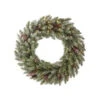Martha Stewart Living Snowy Dunhill Fir 24 In. Artificial Christmas Wreath-9781400610 300338116 -Christmas Decoration Store martha stewart living snowy dunhill fir 24 in. artificial christmas wreath 9781400610