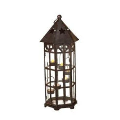 Metal Lantern Tea Light Holder (Set Of 2)-2154750 206576202