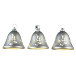 Mr. Christmas 6 In. Silver Musical Bells Indoor/Outdoor With LEDs-67527 207213042