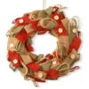 National Tree Company 12 In. Burlap Deco Artificial Wreath-RAC-JY0142 300154663 -Christmas Decoration Store national tree company 12 in. burlap deco artificial wreath rac jy0142