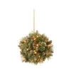 National Tree Company 12 In. Glittery Bristle Pine Kissing Ball With Pine Cones-GB1-300-12K-B1 205299262 1 National Tree Company 12 In. Glittery Bristle Pine Kissing Ball With Pine Cones-GB1-300-12K-B1 205299262 -Christmas Decoration Store national tree company 12 in. glittery bristle pine kissing ball with pine cones gb1 300