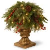 National Tree Company 1.5 Ft. Colonial Porch Artificial Bush With Clear Lights-PECO1-304-18P 300120644 -Christmas Decoration Store national tree company 15 ft. colonial porch artificial bush with clear lights peco1 304