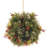 National Tree Company 16 In. Wintry Pine Kissing Ball With Battery Operated Warm White LED Lights-WP1-304-16K-B 300487279 2 National Tree Company 16 In. Wintry Pine Kissing Ball With Battery Operated Warm White LED Lights-WP1-304-16K-B 300487279 -Christmas Decoration Store national tree company 16 in. wintry pine kissing ball with battery operated warm white