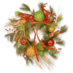 National Tree Company 20 In. Ornament Artificial Wreath-RAC-W060372A 300154659