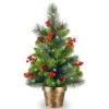 National Tree Company 24 In. Crestwood Spruce Tree With Battery Operated Warm White LED Lights-CW7-334-20 300478235 -Christmas Decoration Store national tree company 24 in. crestwood spruce tree with battery operated warm white led