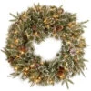 National Tree Company 24 In. Liberty Pine Artificial Christmas Wreath With Clear Lights-PELB7-300-24W-1 300182951 -Christmas Decoration Store national tree company 24 in. liberty pine artificial christmas wreath with clear lights