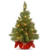 National Tree Company 24 In. Majestic Fir Tree With Battery Operated Warm White LED Lights-MJ3-24BGLO-B1 300478205 -Christmas Decoration Store national tree company 24 in. majestic fir tree with battery operated warm white led lig