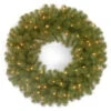 National Tree Company 24 In. North Valley Spruce Artificial Wreath With Battery Operated Dual Color LED Lights-NRV7-300D-24WB1 206186359 -Christmas Decoration Store national tree company 24 in. north valley spruce artificial wreath with battery operate