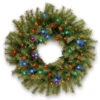 National Tree Company 24 In. Norwood Fir Artificial Wreath With Battery Operated Multicolor LED Lights-NF3-309-24W-B 300182912 -Christmas Decoration Store national tree company 24 in. norwood fir artificial wreath with battery operated multic