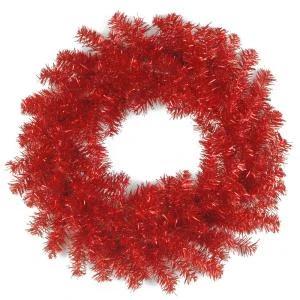 National Tree Company 24 in. Red Tinsel Artificial Wreath-TT33-15-24W-1 300488010 National Tree Company 24 In. Red Tinsel Artificial Wreath-TT33-15-24W-1 300488010 -Christmas Decoration Store national tree company 24 in. red tinsel artificial wreath tt33 15 24w 1