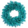 National Tree Company 24 In. Turquoise Tinsel Artificial Wreath-TT33-24-24W-1 300488005 -Christmas Decoration Store national tree company 24 in. turquoise tinsel artificial wreath tt33 24 24w 1