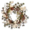 National Tree Company 24 In. White Berry Holiday Artificial Wreath-RAC-14459W24 300154650 -Christmas Decoration Store national tree company 24 in. white berry holiday artificial wreath rac 14459w24