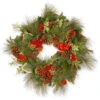 National Tree Company 27 In. Evergreen Artificial Wreath-RAC-14554WR27 300154644 -Christmas Decoration Store national tree company 27 in. evergreen artificial wreath rac 14554wr27