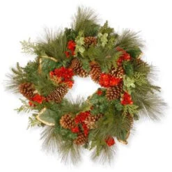 National Tree Company 27 In. Evergreen Artificial Wreath-RAC-14554WR27 300154644