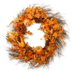 National Tree Company 28 In. Pumpkin Wreath-RAHV-LFG31293 207123492