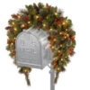 National Tree Company 3 Ft. Battery Operated Crestwood Spruce Artificial Mailbox Swag With 50 Clear LED Lights-CW7-300-3M-B1 205952092 1 National Tree Company 3 Ft. Battery Operated Crestwood Spruce Artificial Mailbox Swag With 50 Clear LED Lights-CW7-300-3M-B1 205952092 -Christmas Decoration Store national tree company 3 ft. battery operated crestwood spruce artificial mailbox swag w