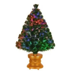 National Tree Company 3 Ft. Fiber Optic Fireworks Evergreen Artificial Christmas Tree-SZEX7-100-36-1 205331309
