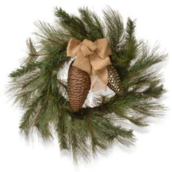 National Tree Company 30 In. Bristle Branch Artificial Wreath-RAC-W060658A 300154676