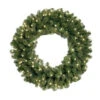 National Tree Company 30 In. Feel-Real Downswept Douglas Fir Artificial Wreath With 100 Clear Lights-PEDD4-312-30W-1 205945919 -Christmas Decoration Store national tree company 30 in. feel real downswept douglas fir artificial wreath with 100